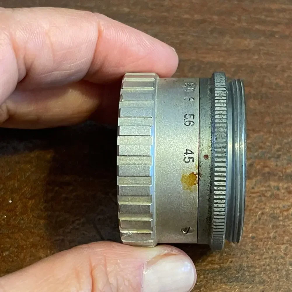 Vintage Perfex Anastigmat 1:4.5 / 7.5mm Enlarger Lens Made in Japan